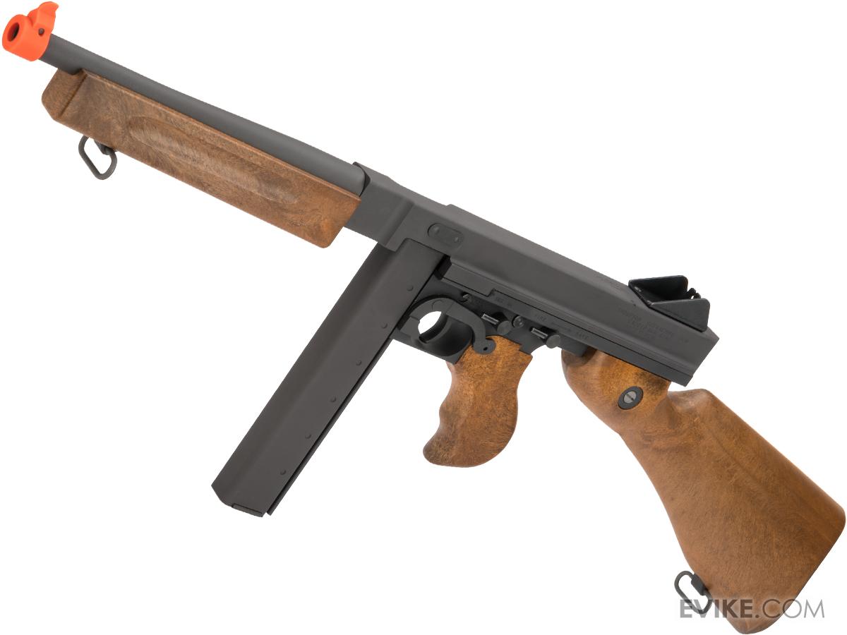Cybergunx Auto Ordnance M1A1 Thompson Gas Blowback Airsoft Rifle - WE-Tech