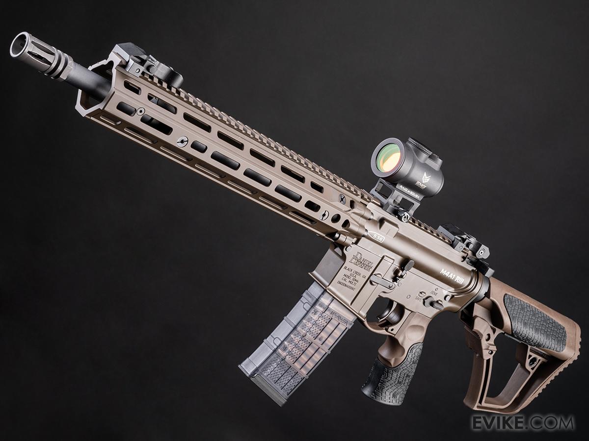 EMG x Daniel Defense DDM4 RIII CGS Series Gas Blowback Airsoft Rifle - CYMA (Model: DDM4A1 / FDE)