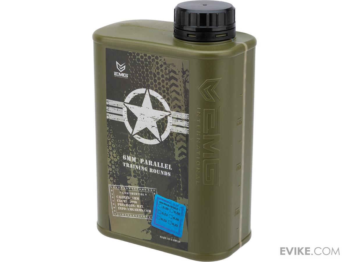 EMG International BioVal Outdoor Match Grade 6mm Airsoft BBs - 5000 Rounds (Weight: .28g)