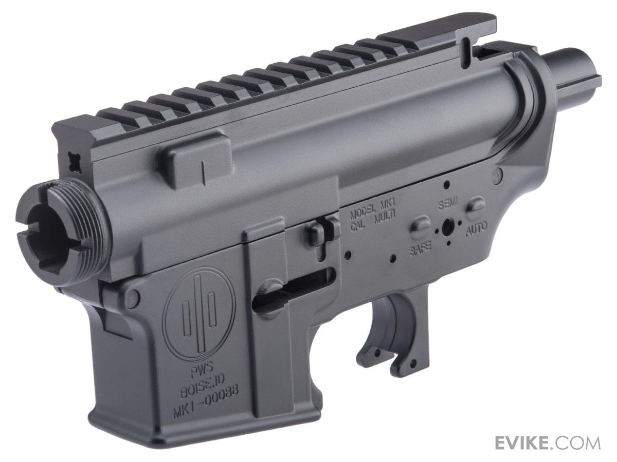Madbull x Primary Weapons Systems Ver. 2 Receiver Set for M4/M16 Airsoft AEGs (Color: Black)