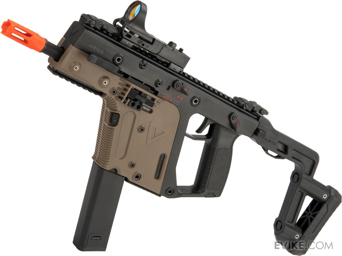 Krytac x KRISS Vector Airsoft AEG SMG Rifle (Model: Dual-Tone / <400 FPS / Gun Only)